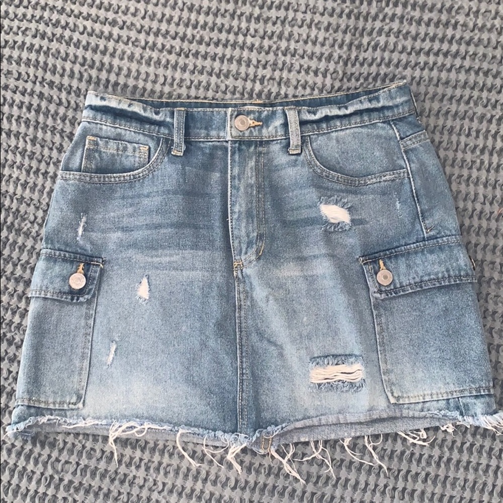 Tilly’s Sky and Sparrow Jean Skirt